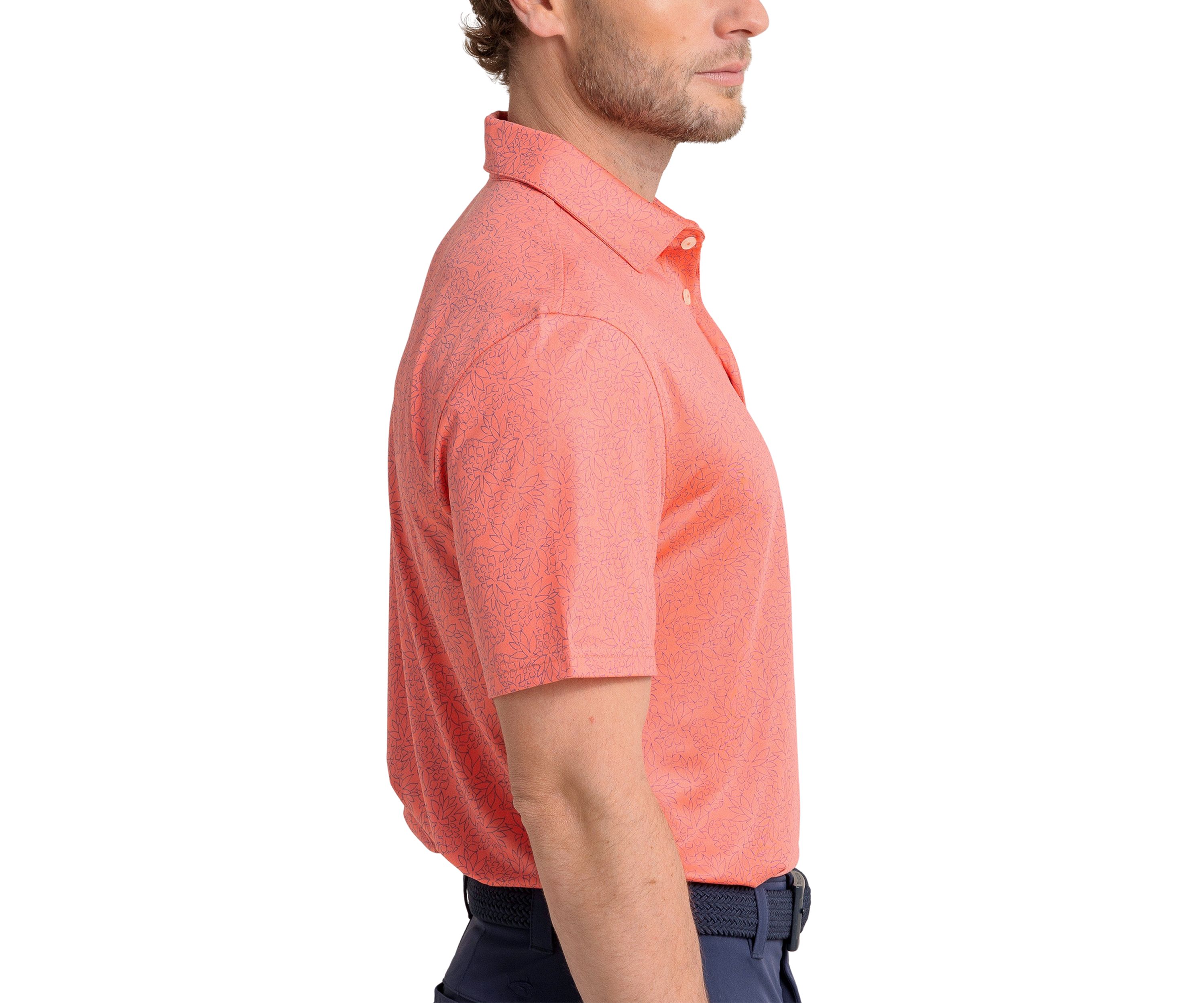 Short Sleeve Driver Pineapple Paradise Polo Shirt 