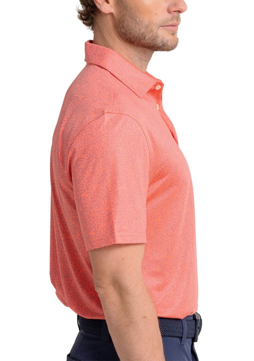 Short Sleeve Driver Pineapple Paradise Polo Shirt 