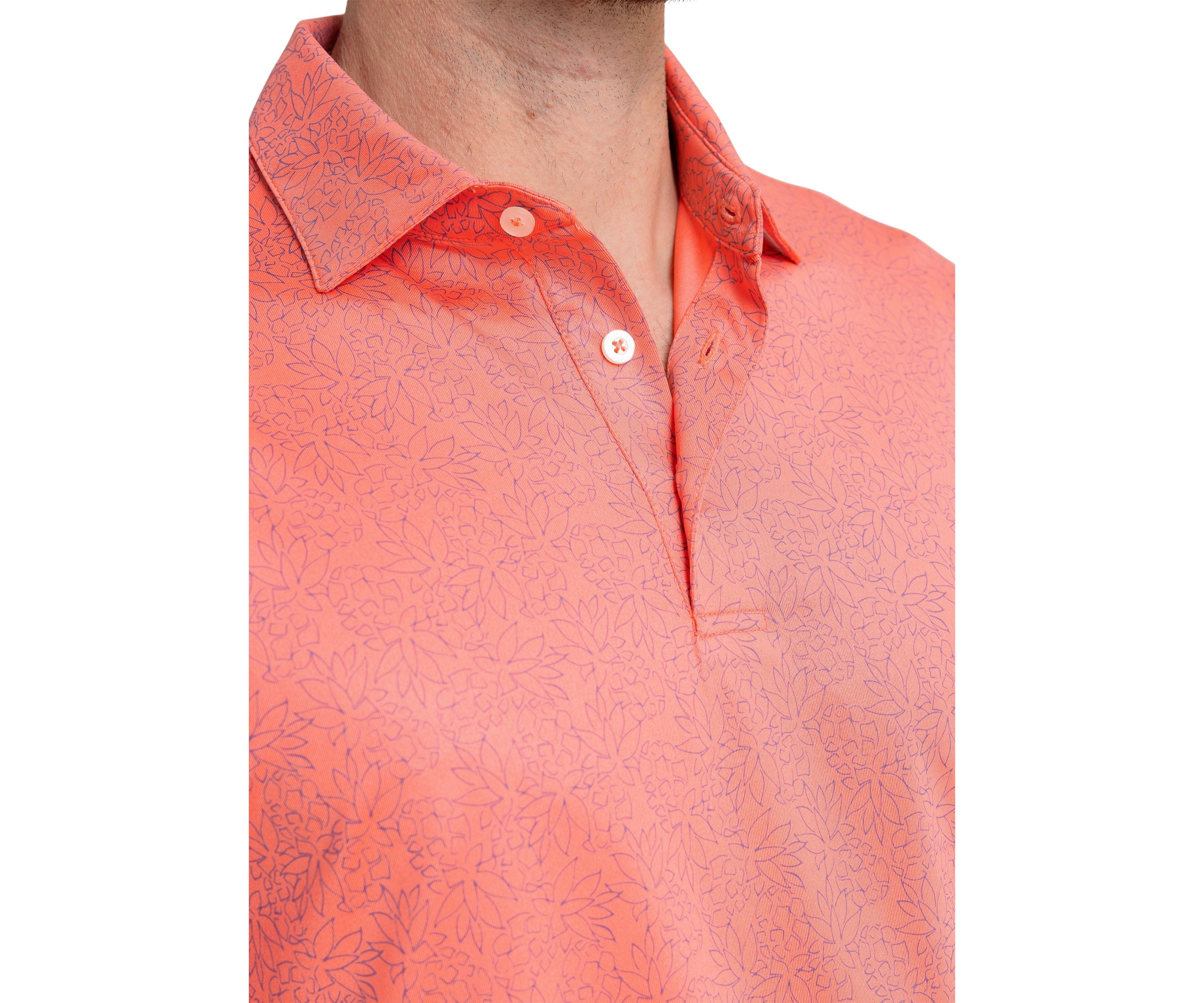 Short Sleeve Driver Pineapple Paradise Polo Shirt 