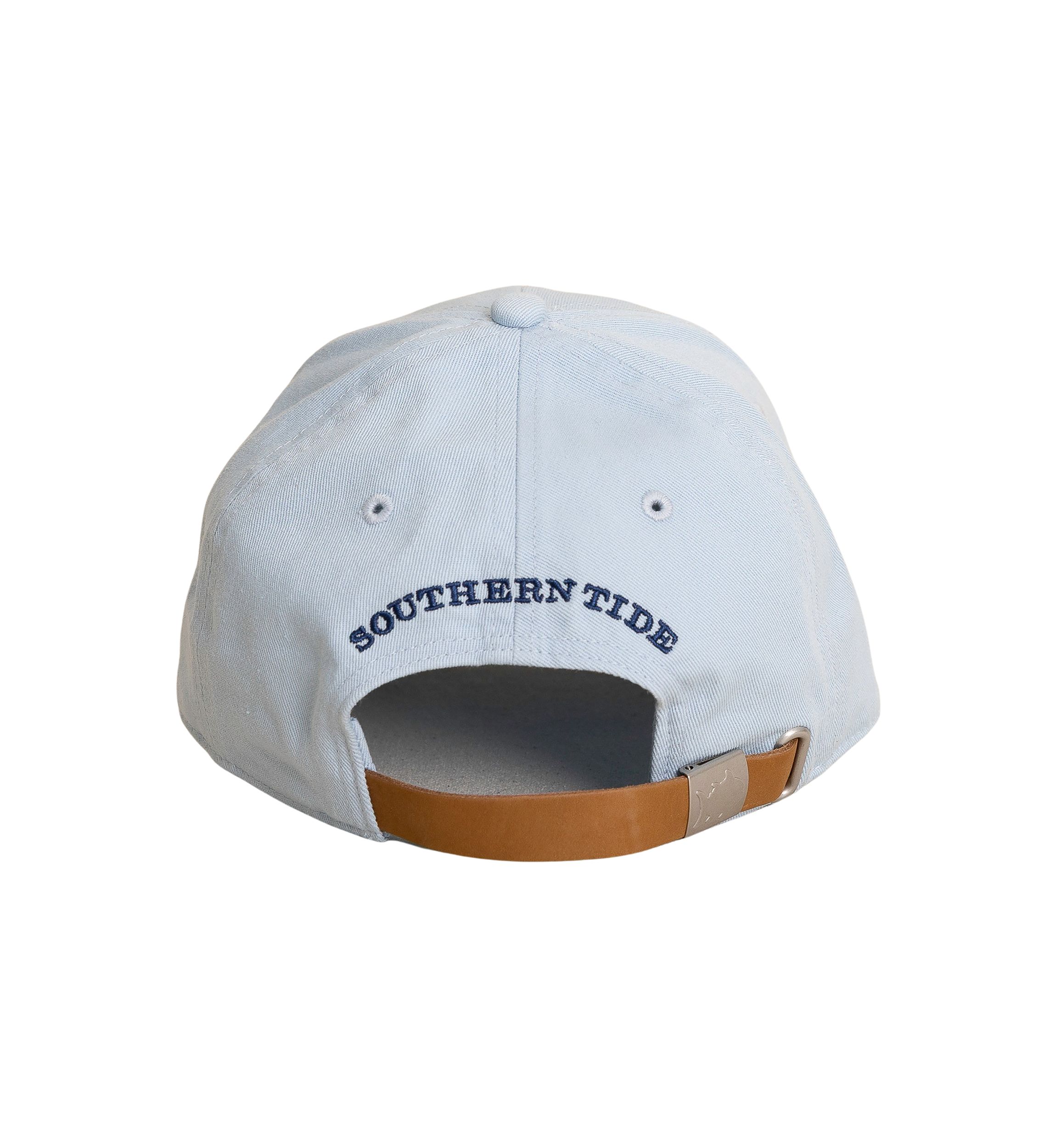Southern Tide Flag Logo Leather Strap Hat | Belk
