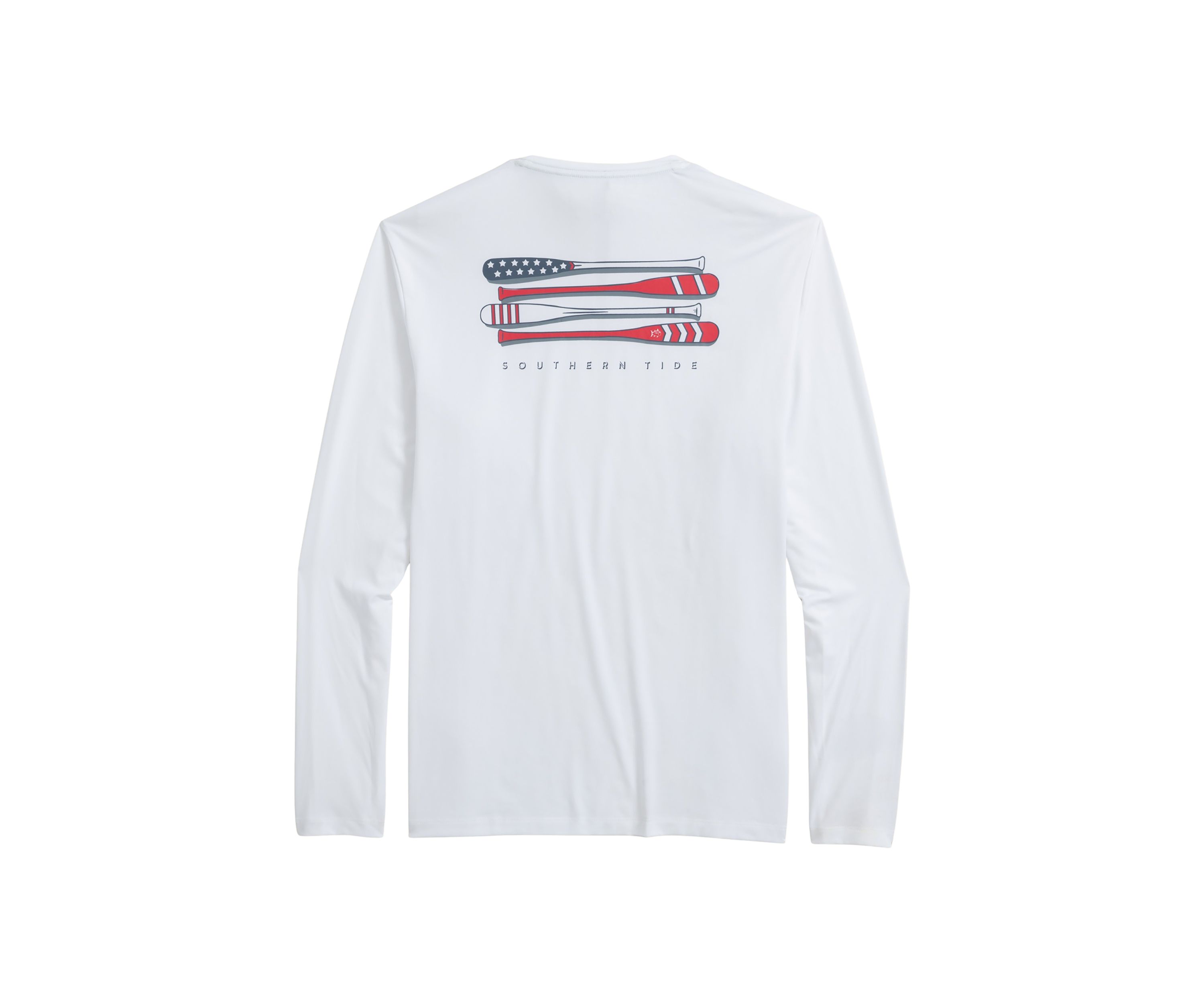 Oars and Stripes Long Sleeve Performance Graphic T-Shirt 