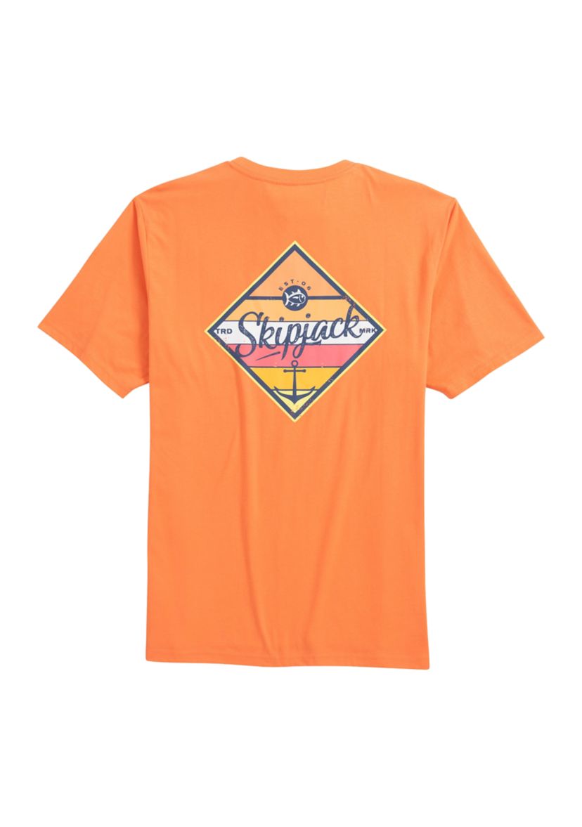 Short Sleeve Anchor at Sunset Graphic T-Shirt 