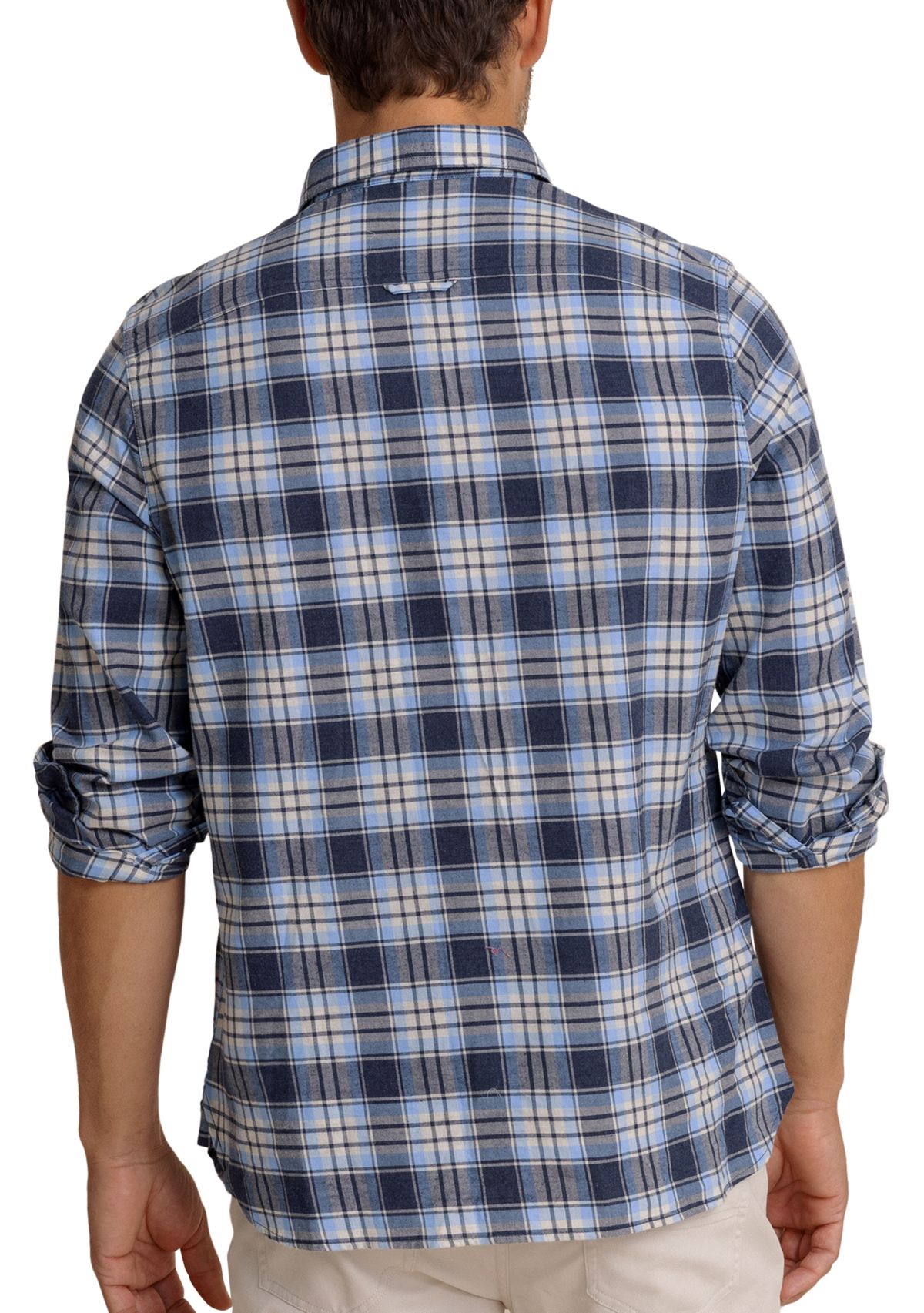 Ashborough Plaid Brushed Twill Plaid Shirt 