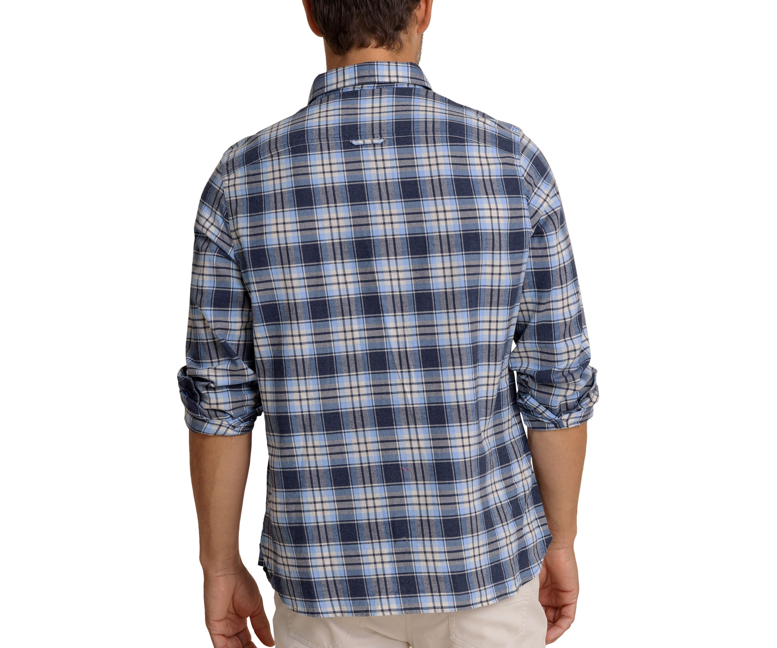 Ashborough Plaid Brushed Twill Plaid Shirt 