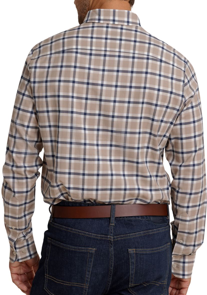 Mens Beachrock Plaid Skipjack Long Sleeve