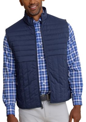 Southern Tide Men's Greenwood Packable Vest, Blue, 2XL