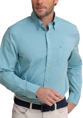 Southern Tide Men's Crofton Plaid Charleston Long Sleeve, 2XL