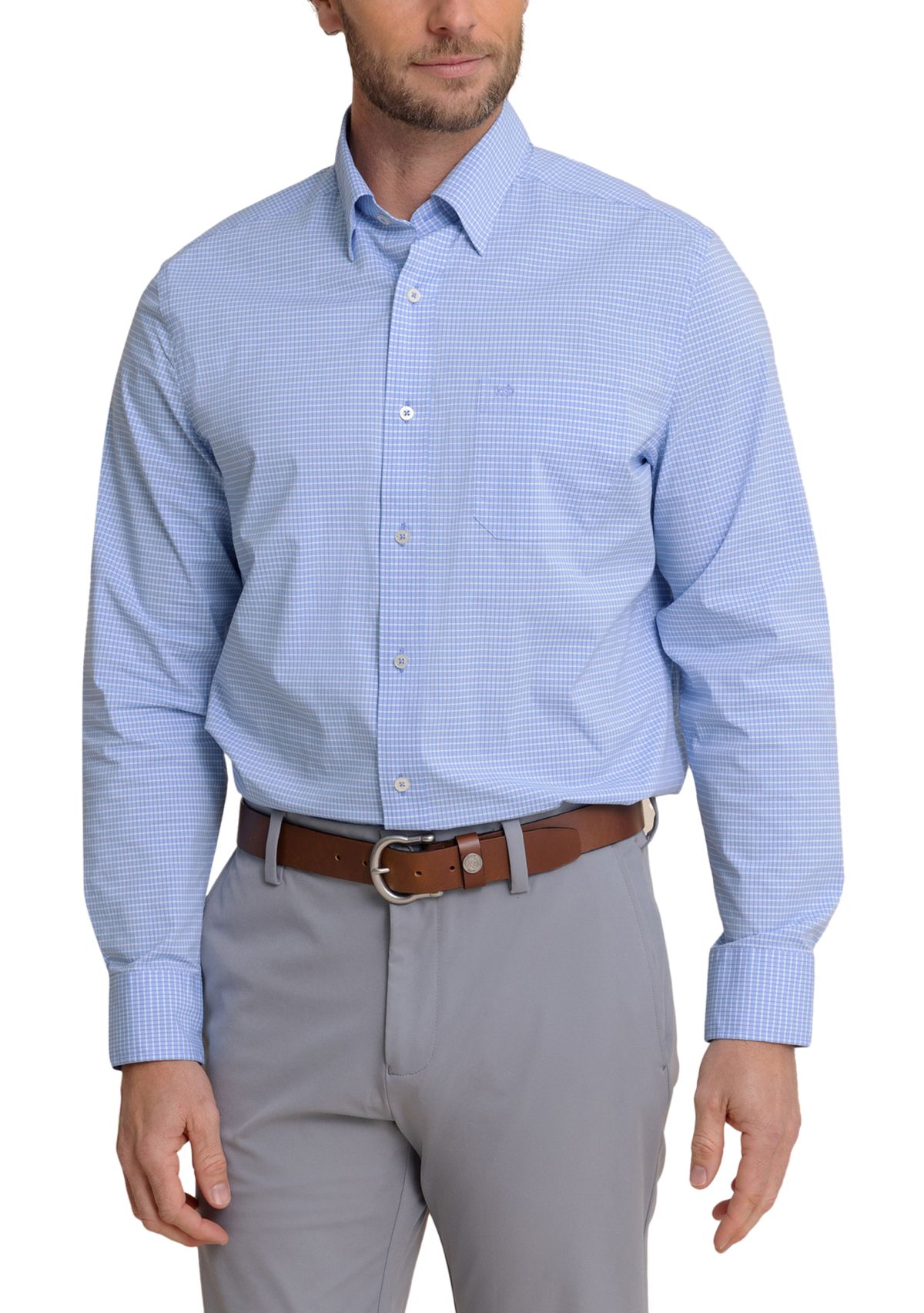 Mens Crofton Plaid Charleston Long Sleeve