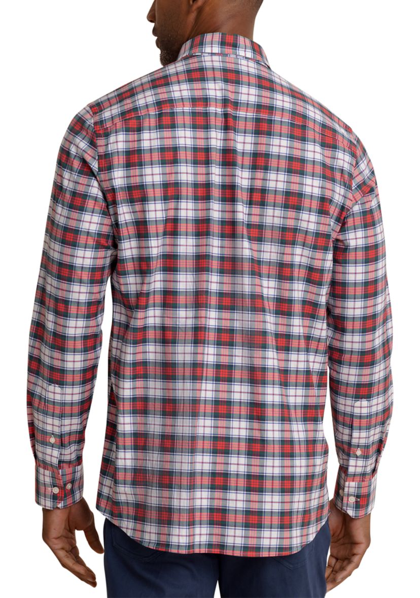 Mens Macduff Tartan Skipjack Long Sleeve T-Shirt