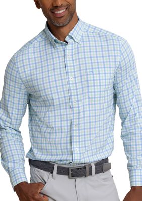 Southern Tide Men's Albemarle Gingham Shirt, Blue, XL