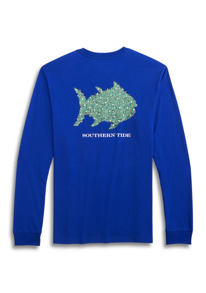 Mens Long Sleeve Skip Jack Light T-Shirt