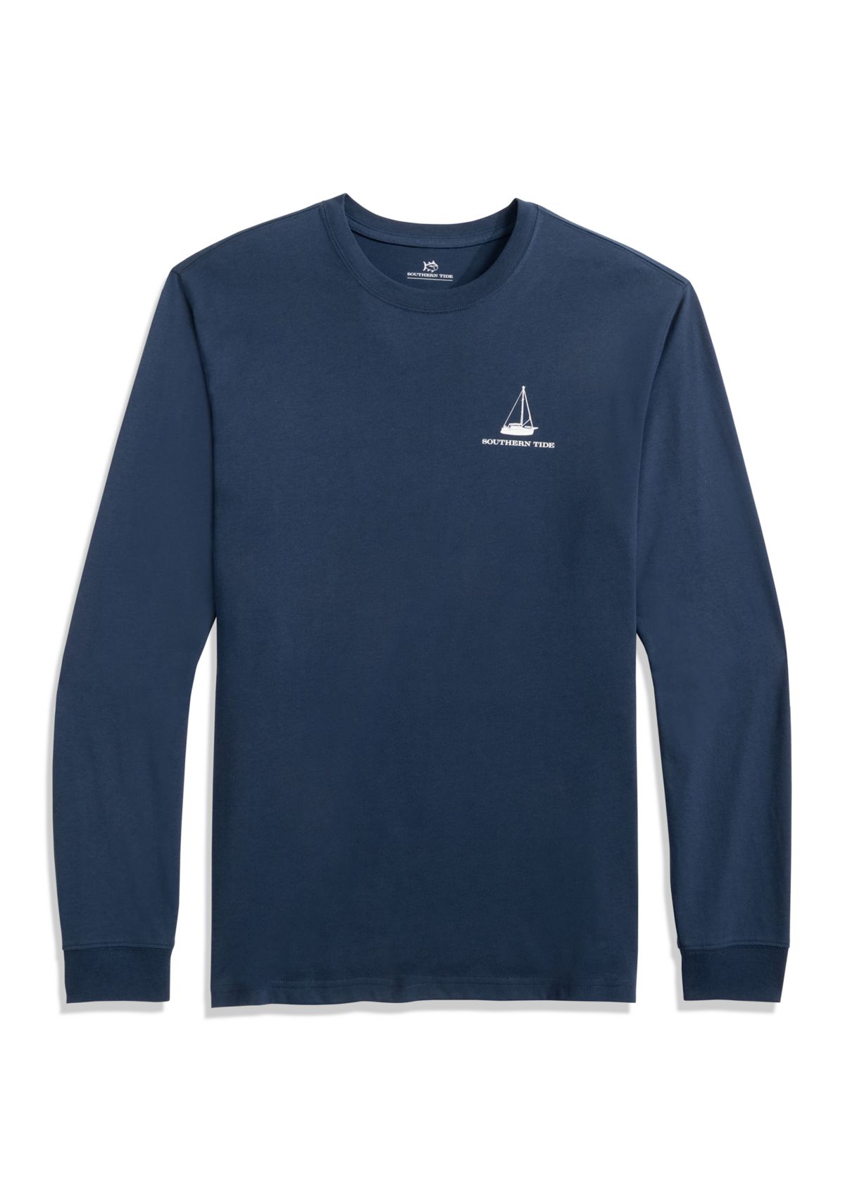 Mens Long Sleeve Sailboat Lights T-Shirt