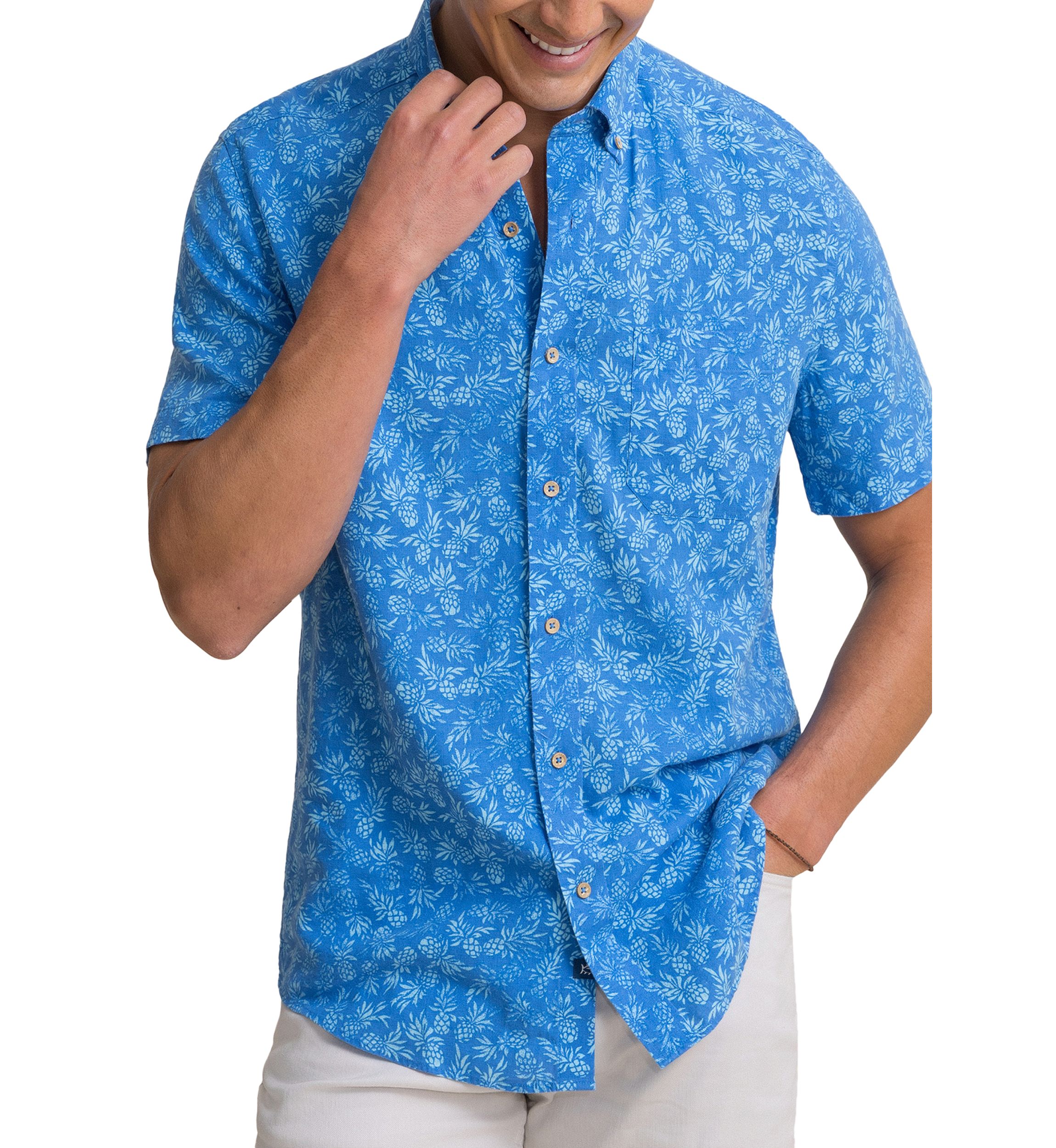 mens pineapple dress shirt DDAPJ pyju Mens Pineapple Hawaiian Shirt Casual Aloha Button Down Shirts  Tropical Summer Holiday Beach Party Shirt Regular Fit Lapel Short Sleeve  Tops Clearance Sales Prime Today Orange M