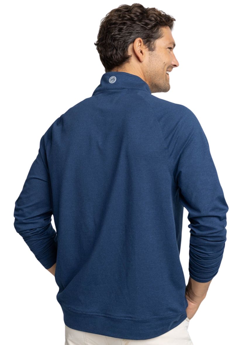 Mens Heather Quarter Zip Pullover