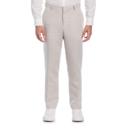 Perry Ellis Portfolio Men's Modern Fit Linen Blend Dress Pant, 34 x 34