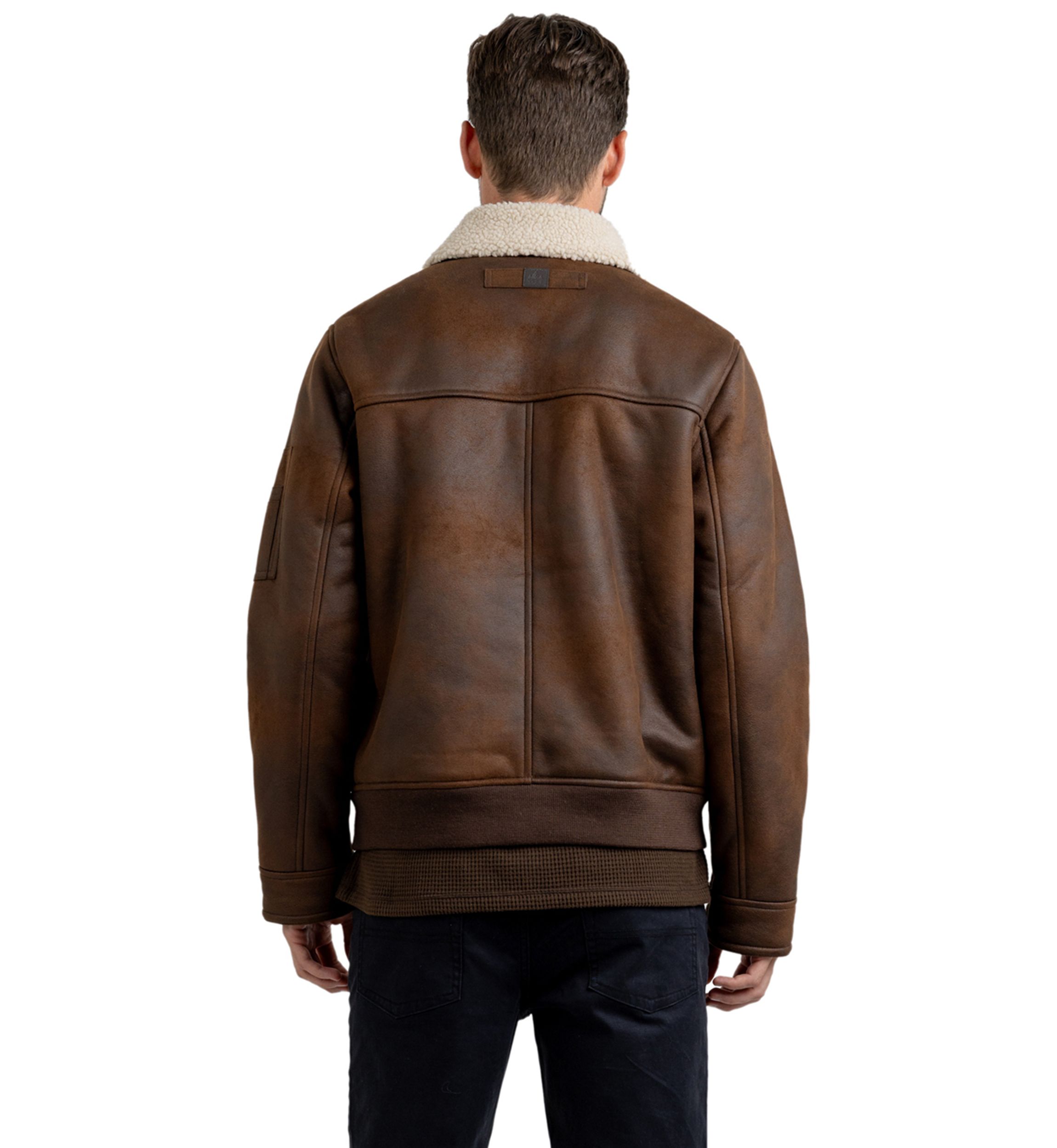 Rainforest Nubuck Sherpa Lined Jacket
