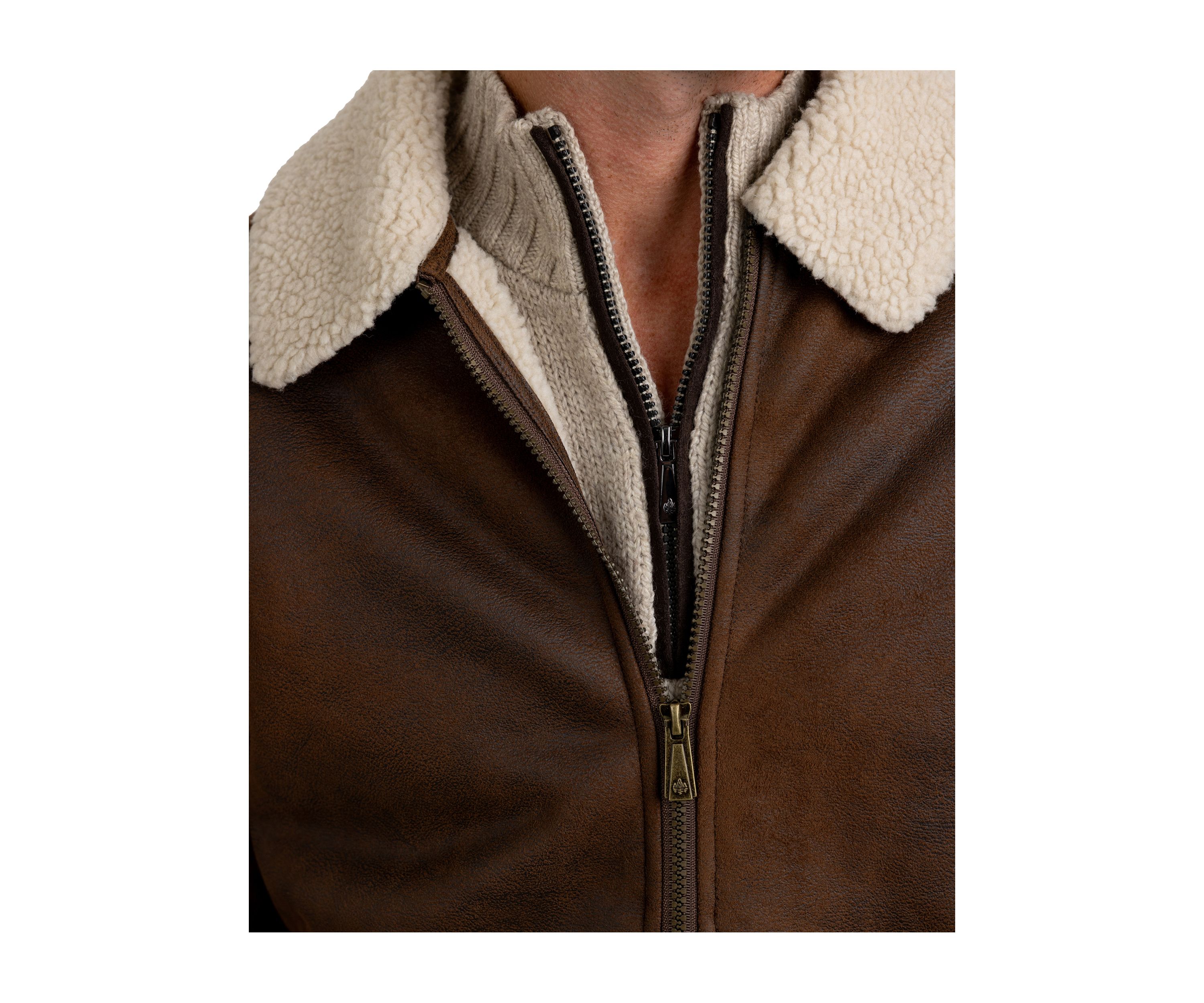 Rainforest Nubuck Sherpa Lined Jacket