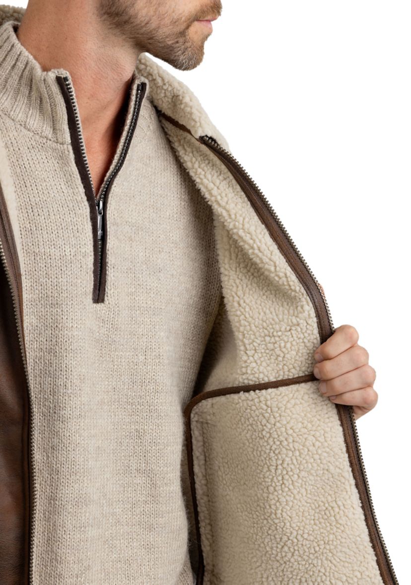Rainforest Nubuck Sherpa Lined Jacket