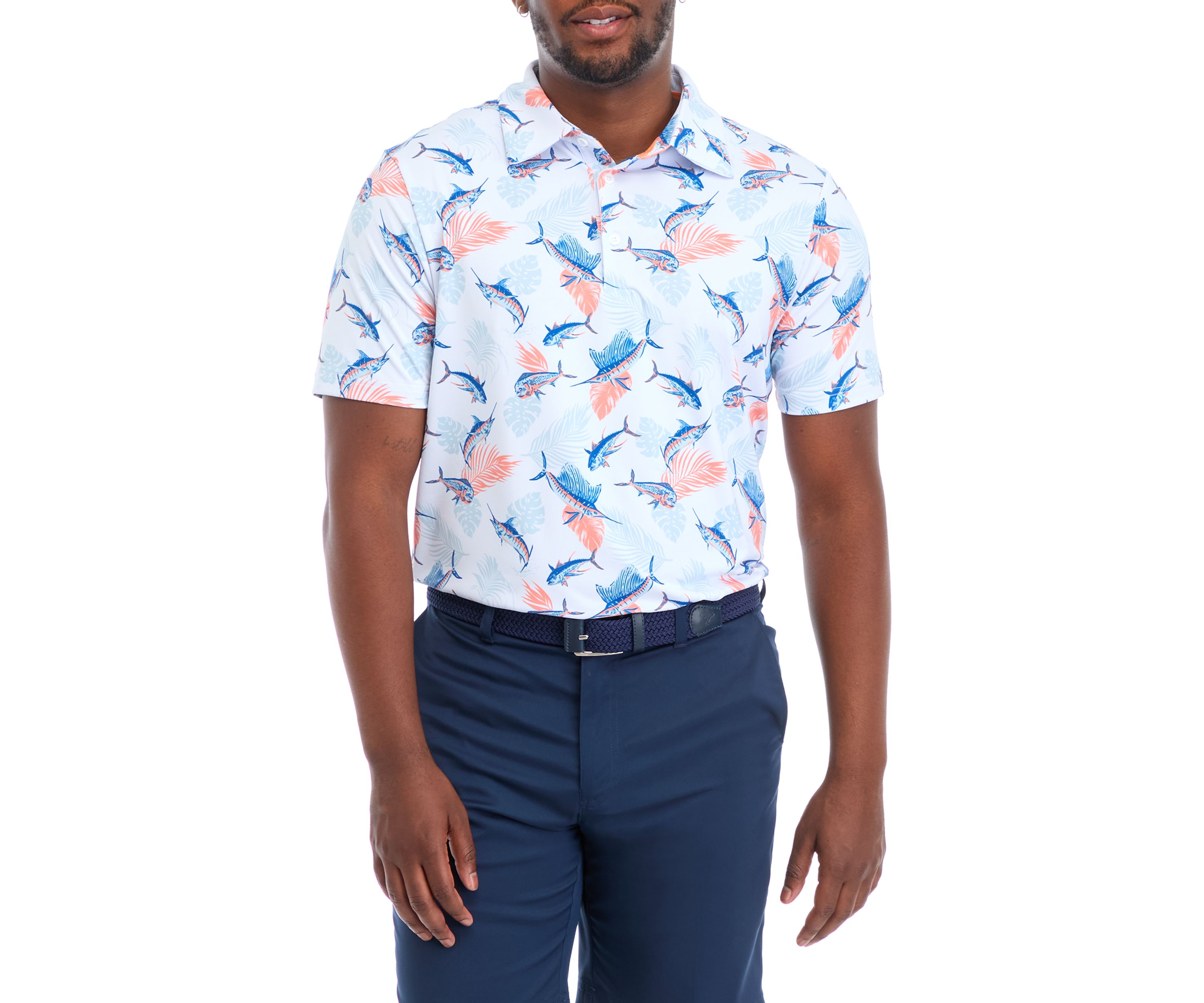 Mens Tropical Slam Polo Shirt