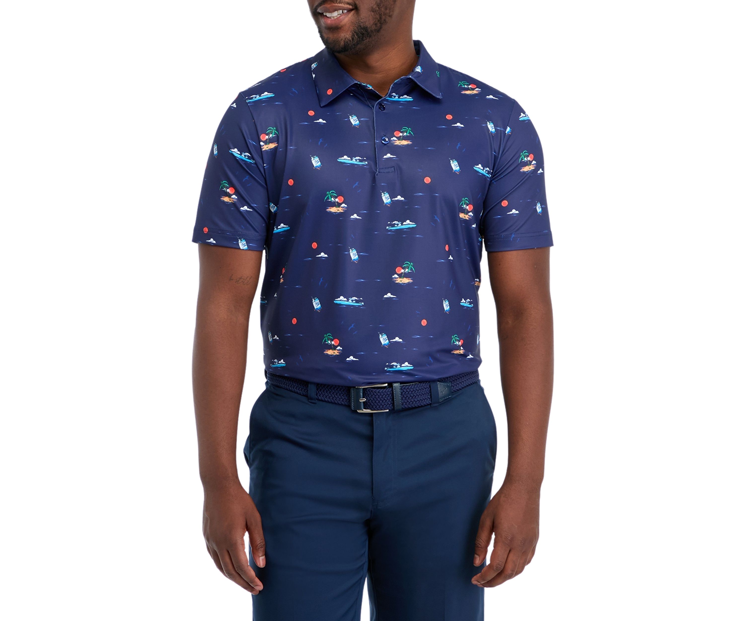 Mens Booze Cruise Polo Shirt