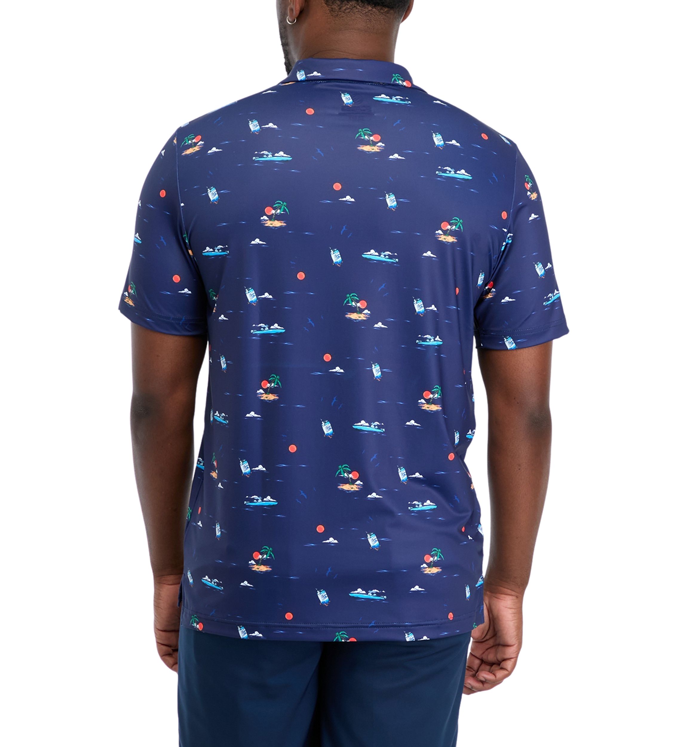 Mens Booze Cruise Polo Shirt