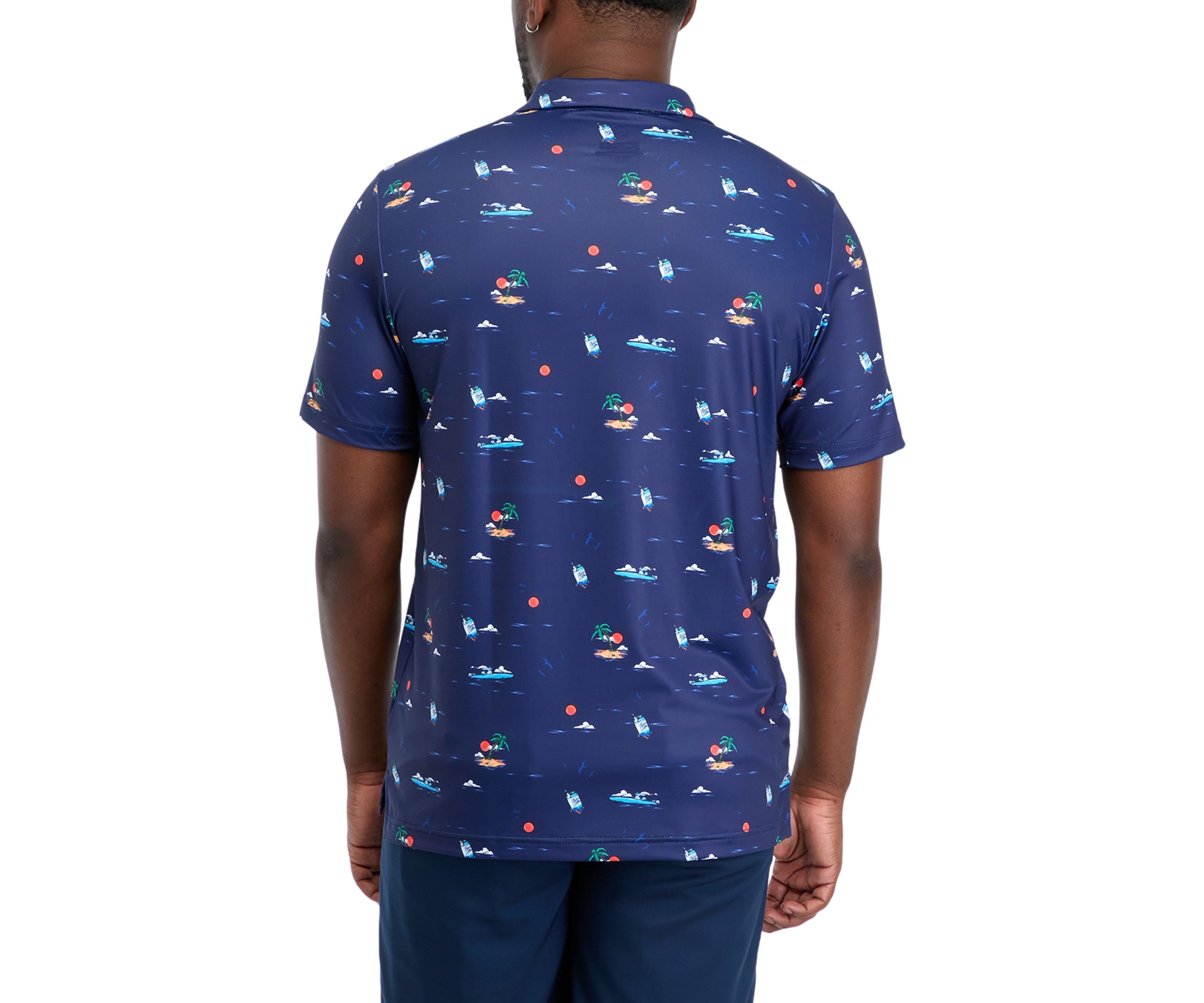 Mens Booze Cruise Polo Shirt