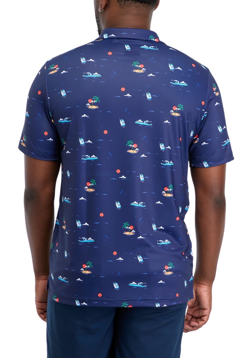 Mens Booze Cruise Polo Shirt