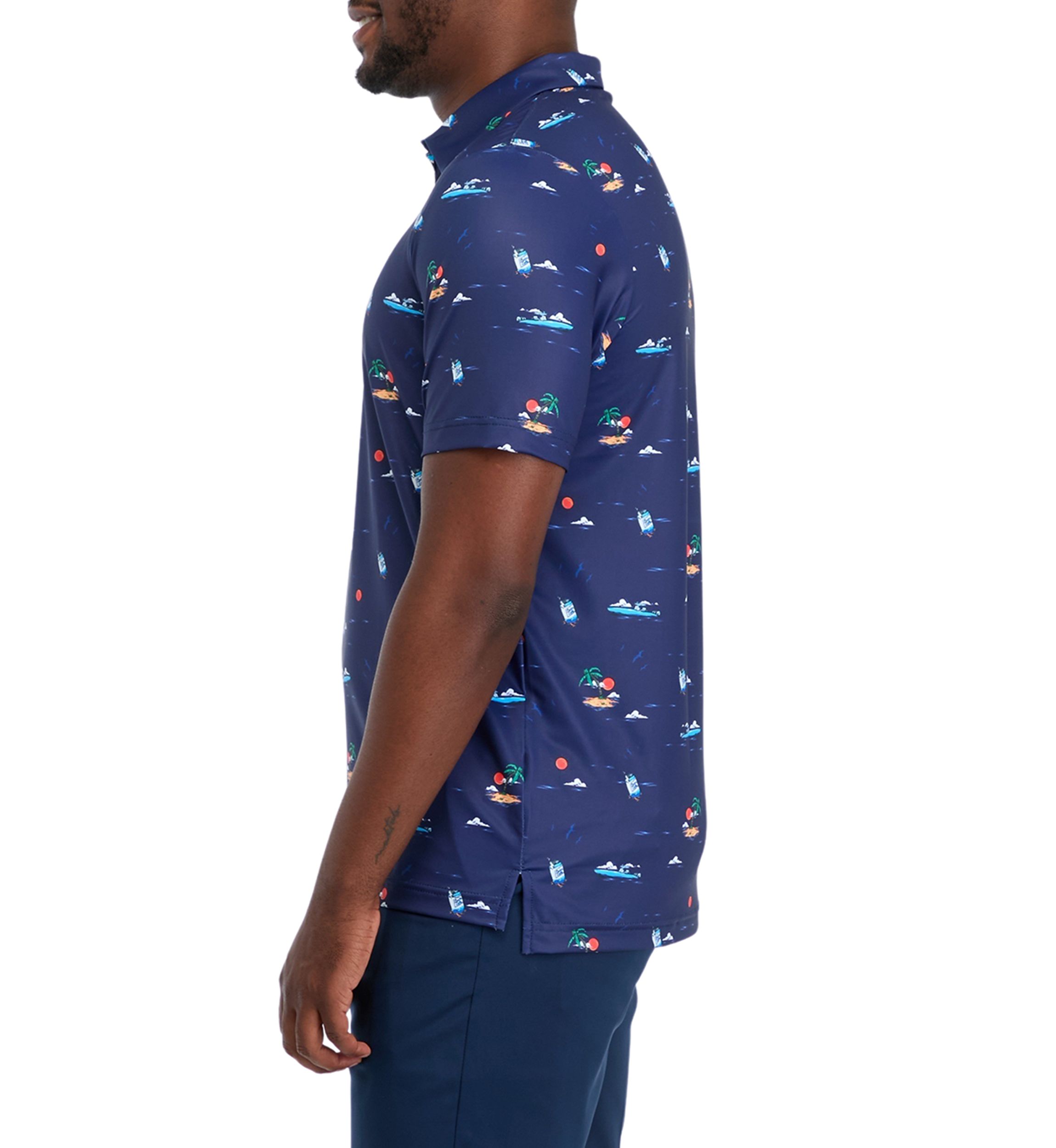 Mens Booze Cruise Polo Shirt