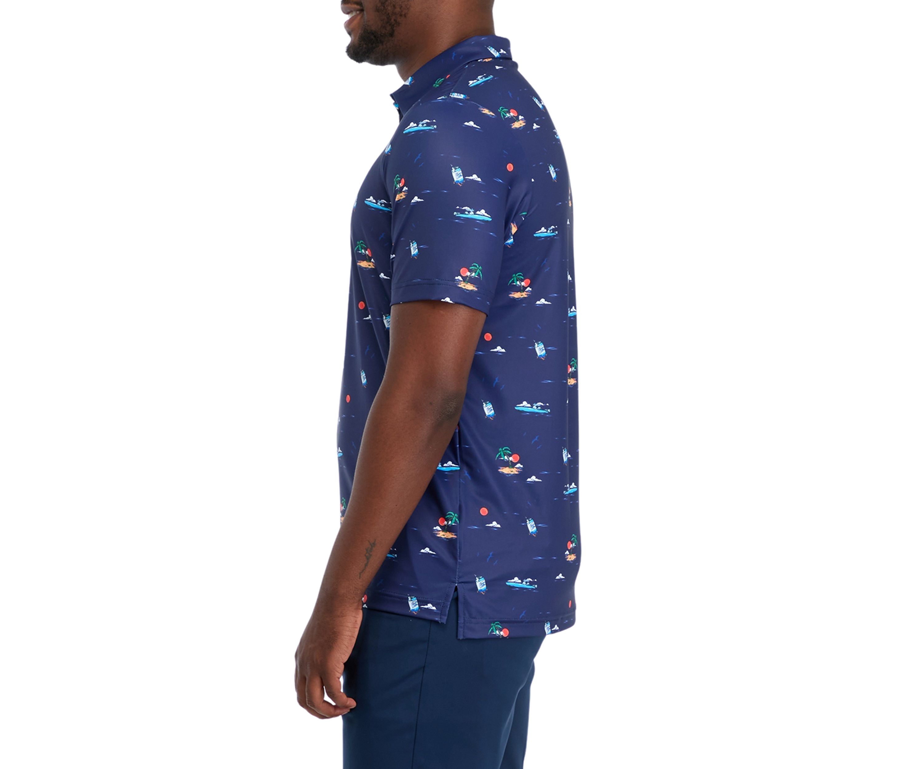 Mens Booze Cruise Polo Shirt