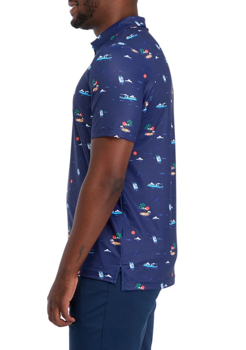Mens Booze Cruise Polo Shirt