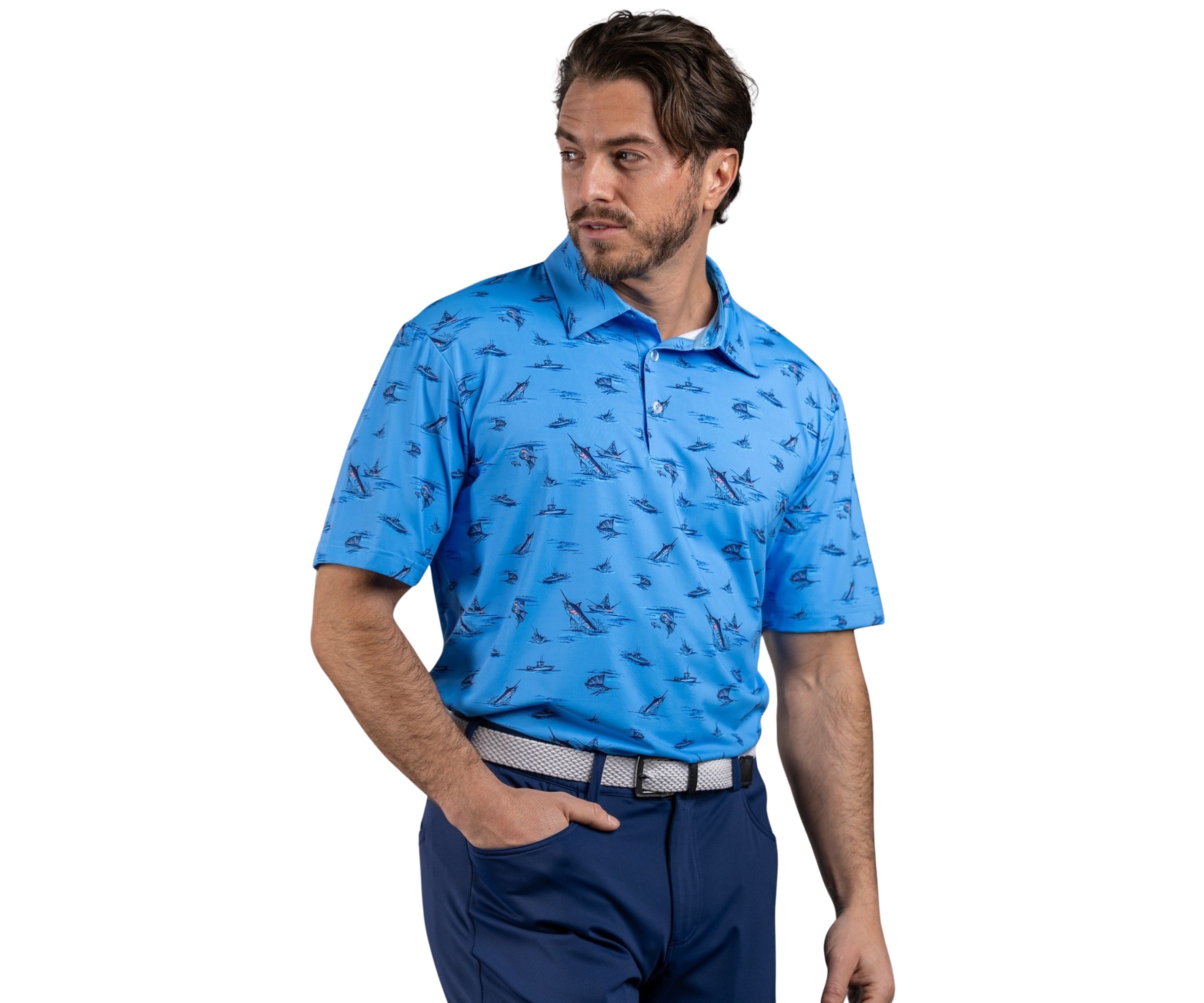 Mens Biting Polo Shirt