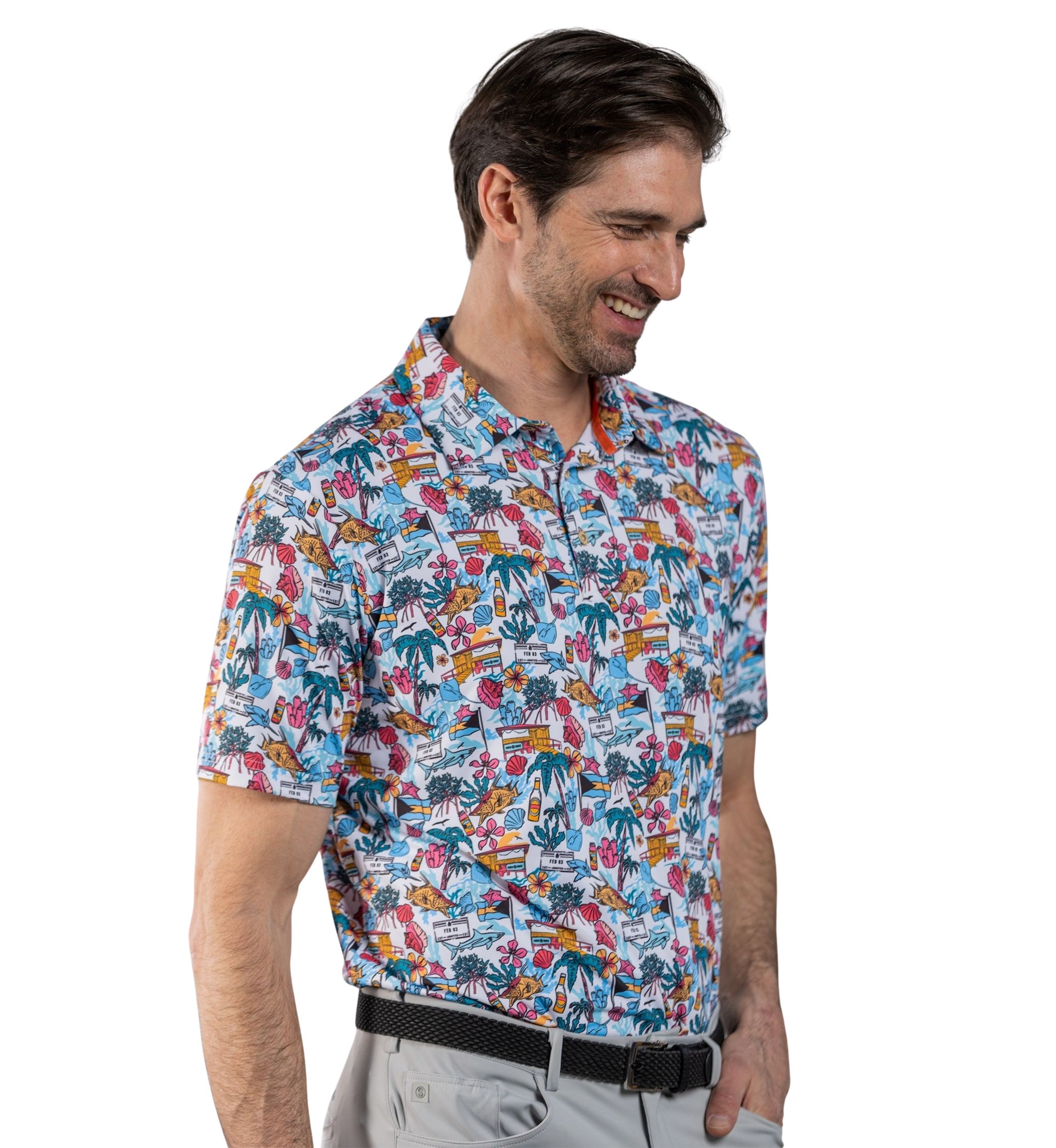 Mens Bahamas Bound Polo Shirt