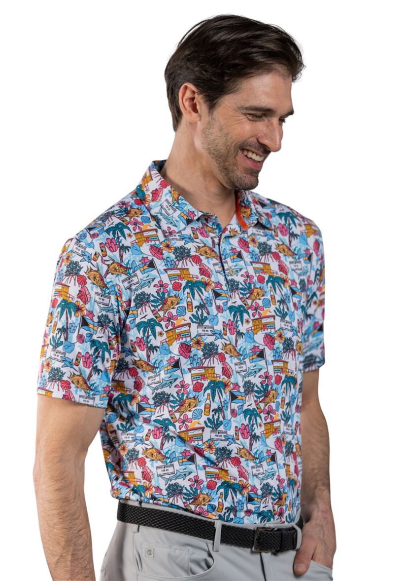 Mens Bahamas Bound Polo Shirt