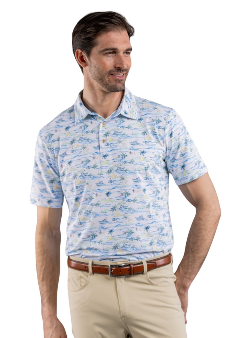 Mens Tuna Grounds Polo Shirt