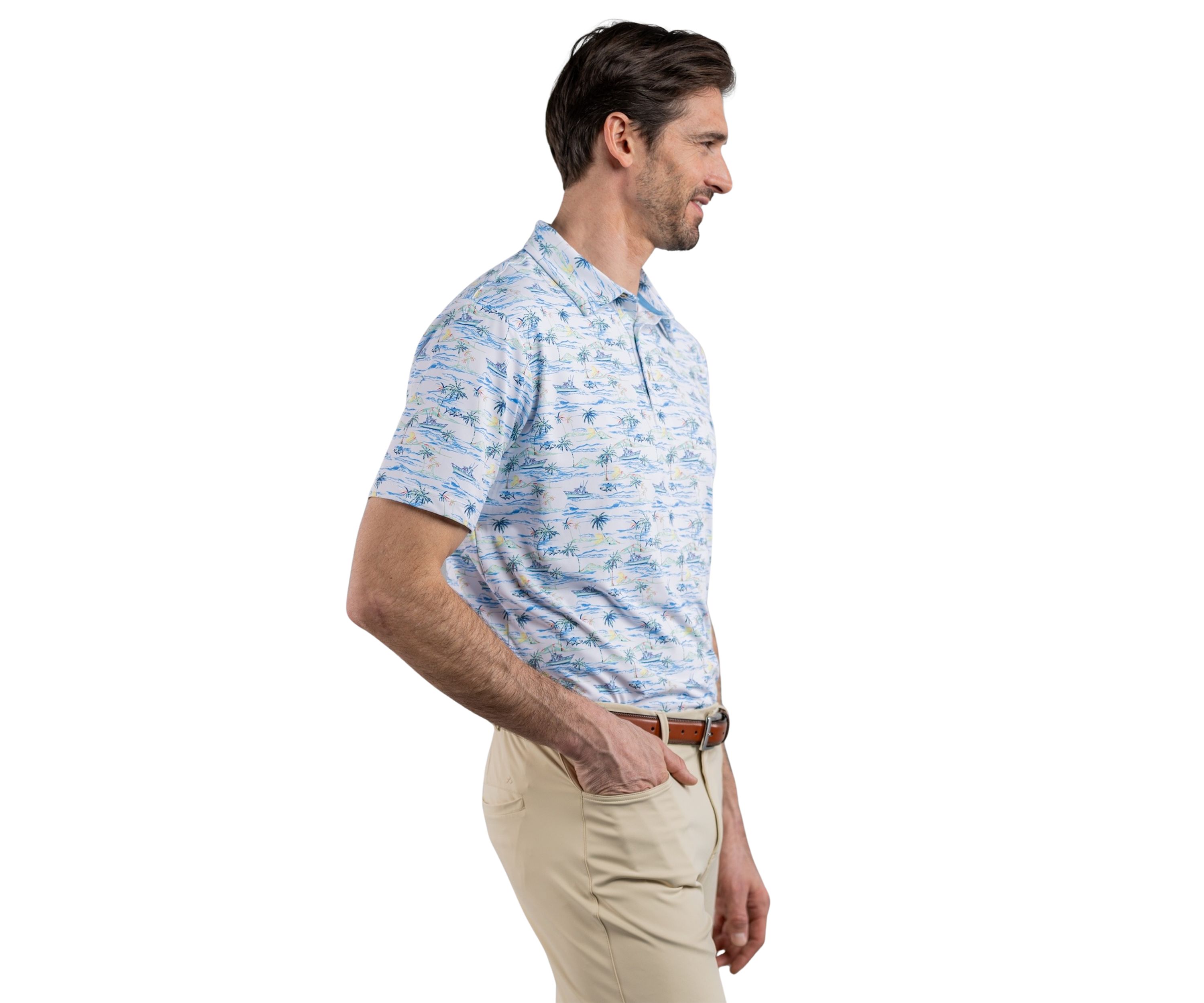 Mens Tuna Grounds Polo Shirt