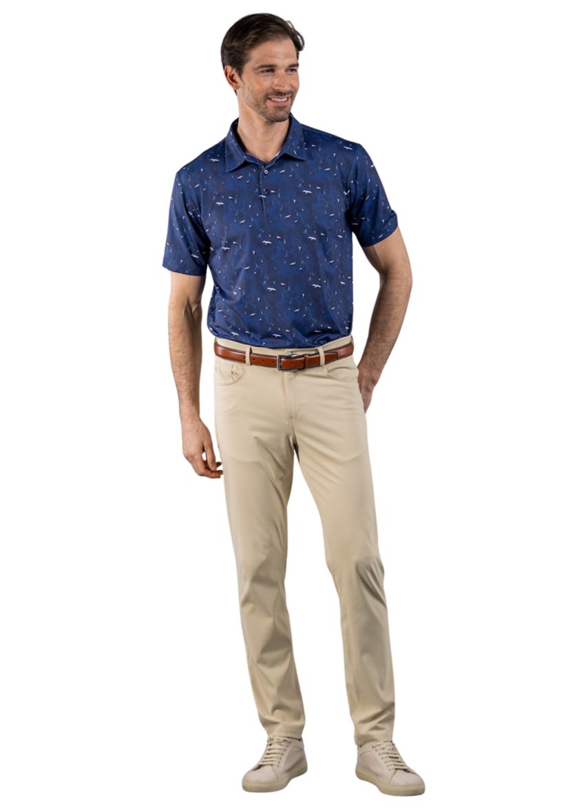 Mens Mag Bay Printed Polo Shirt