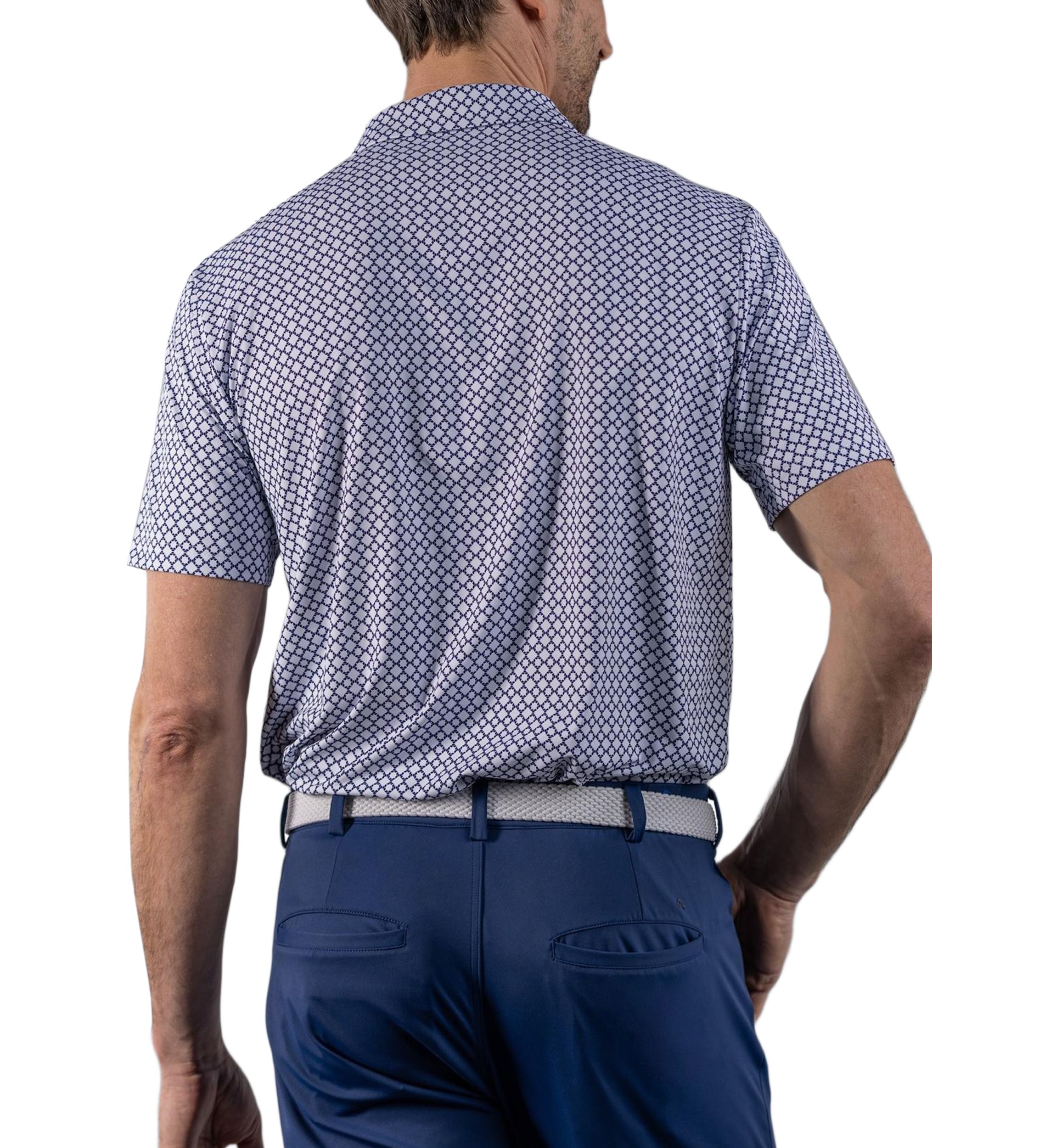 Mens Printed Polo Shirt