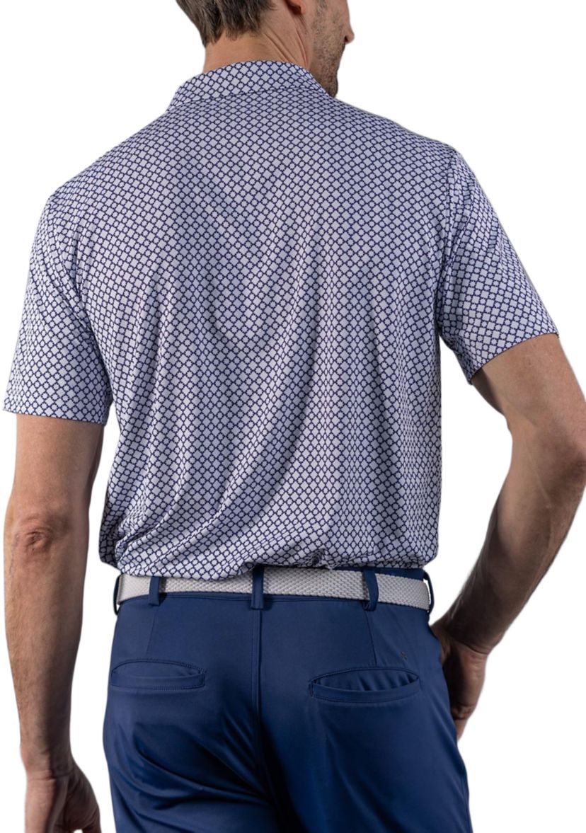 Mens Printed Polo Shirt