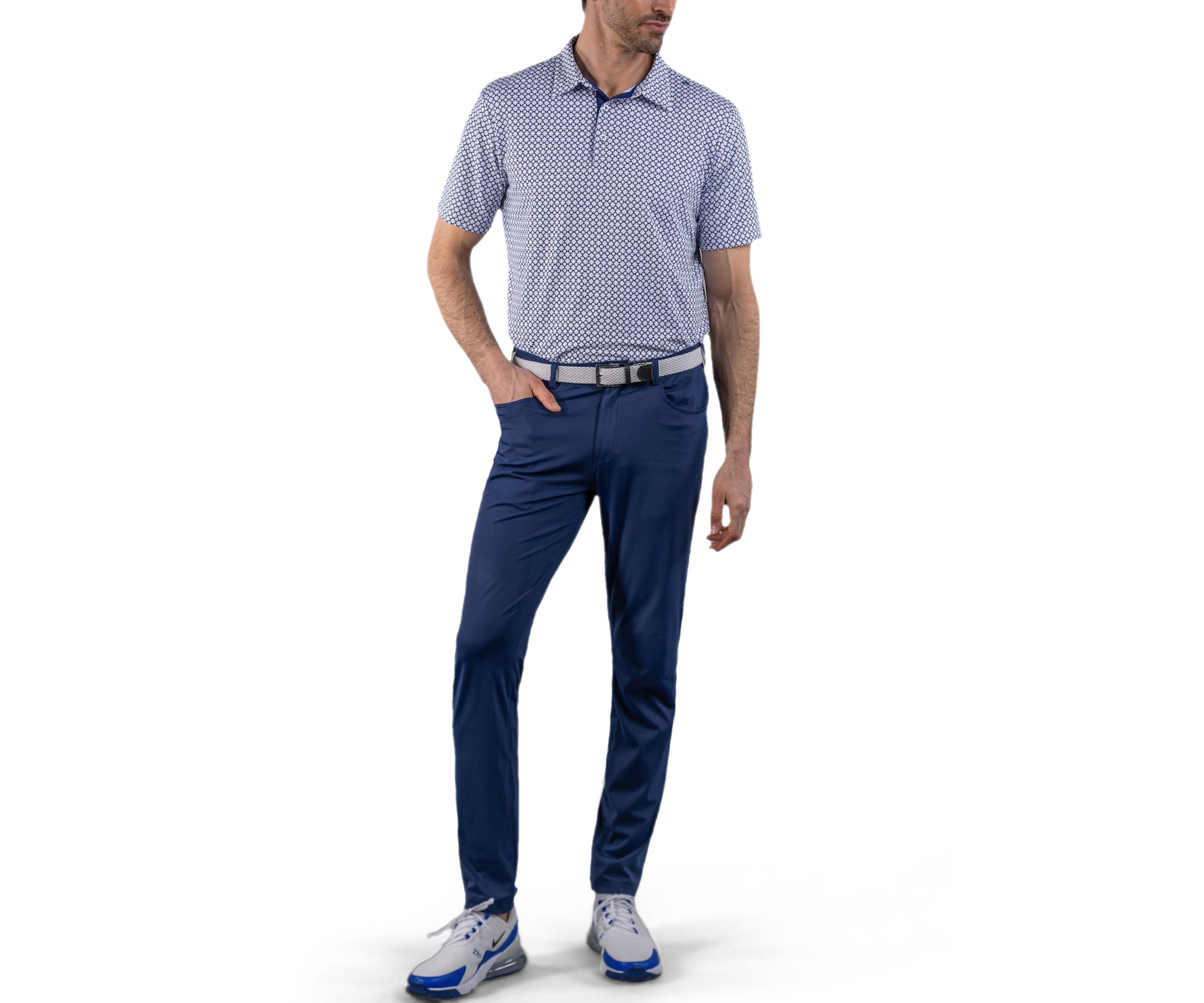 Mens Printed Polo Shirt