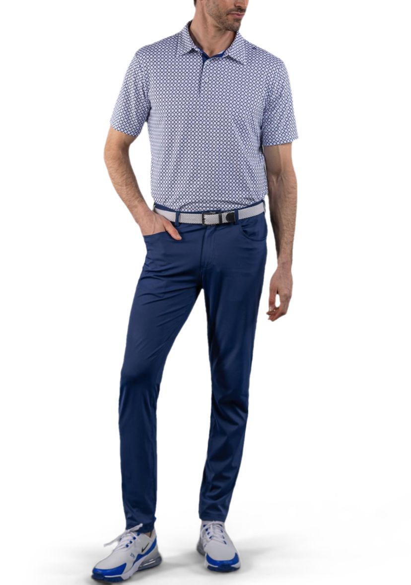 Mens Printed Polo Shirt