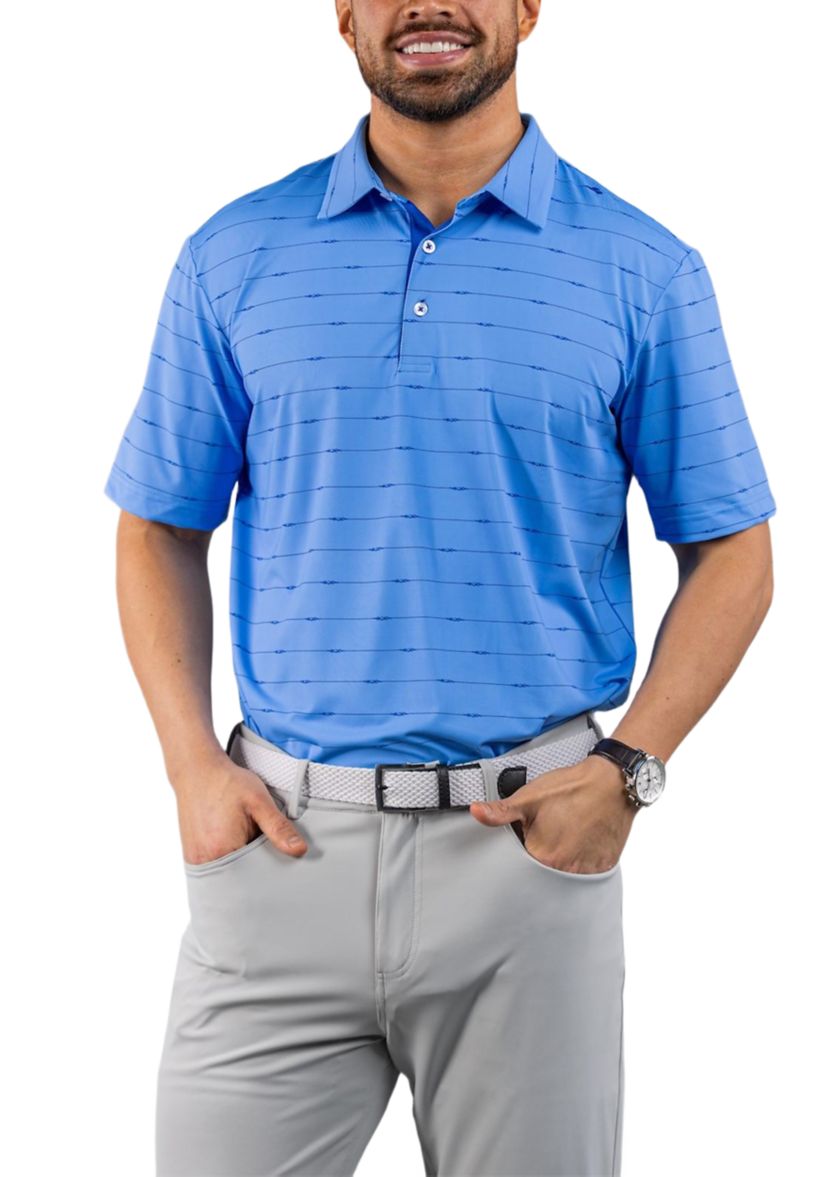 Mens Rigging Stripe Polo Shirt