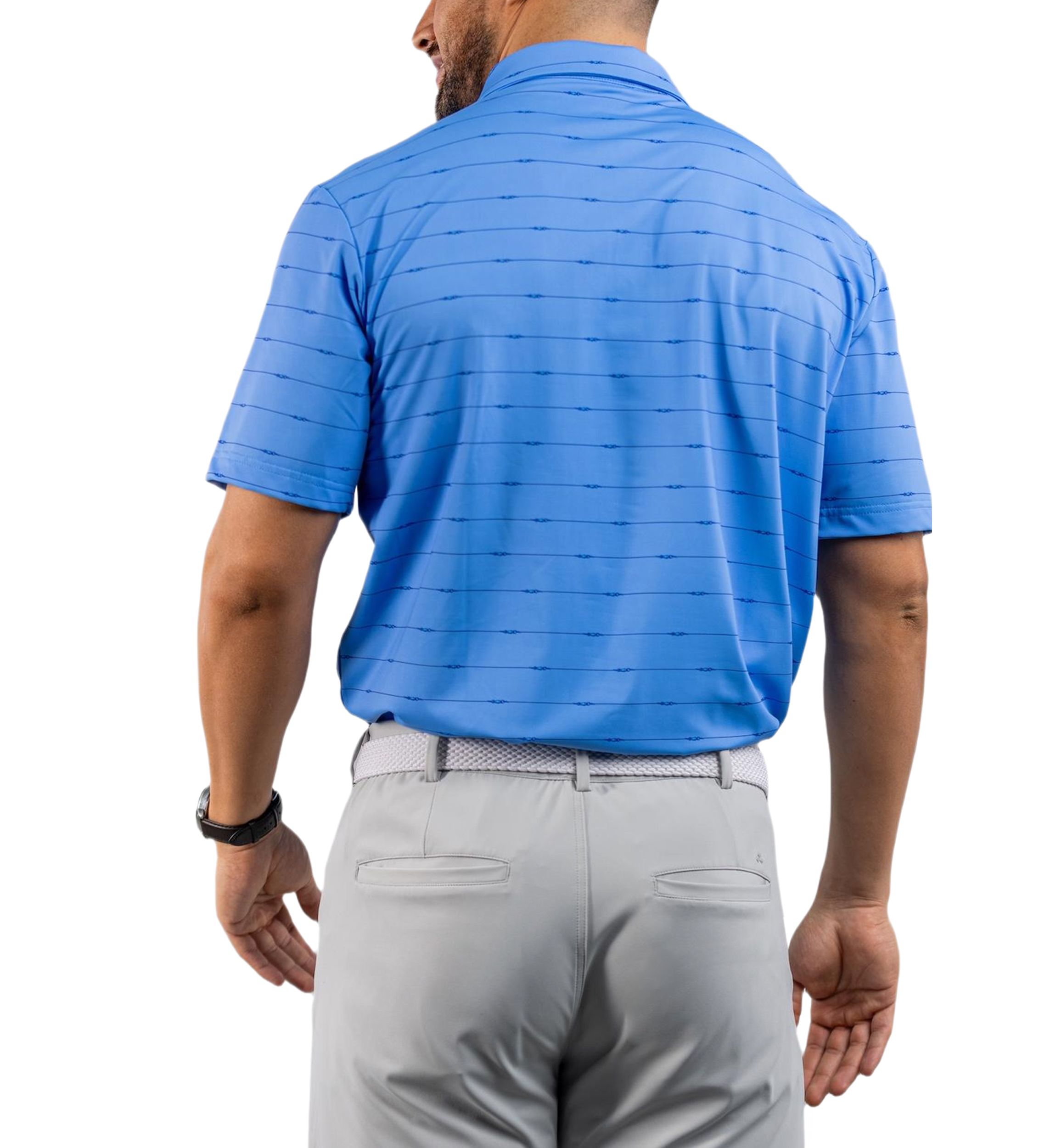 Mens Rigging Stripe Polo Shirt