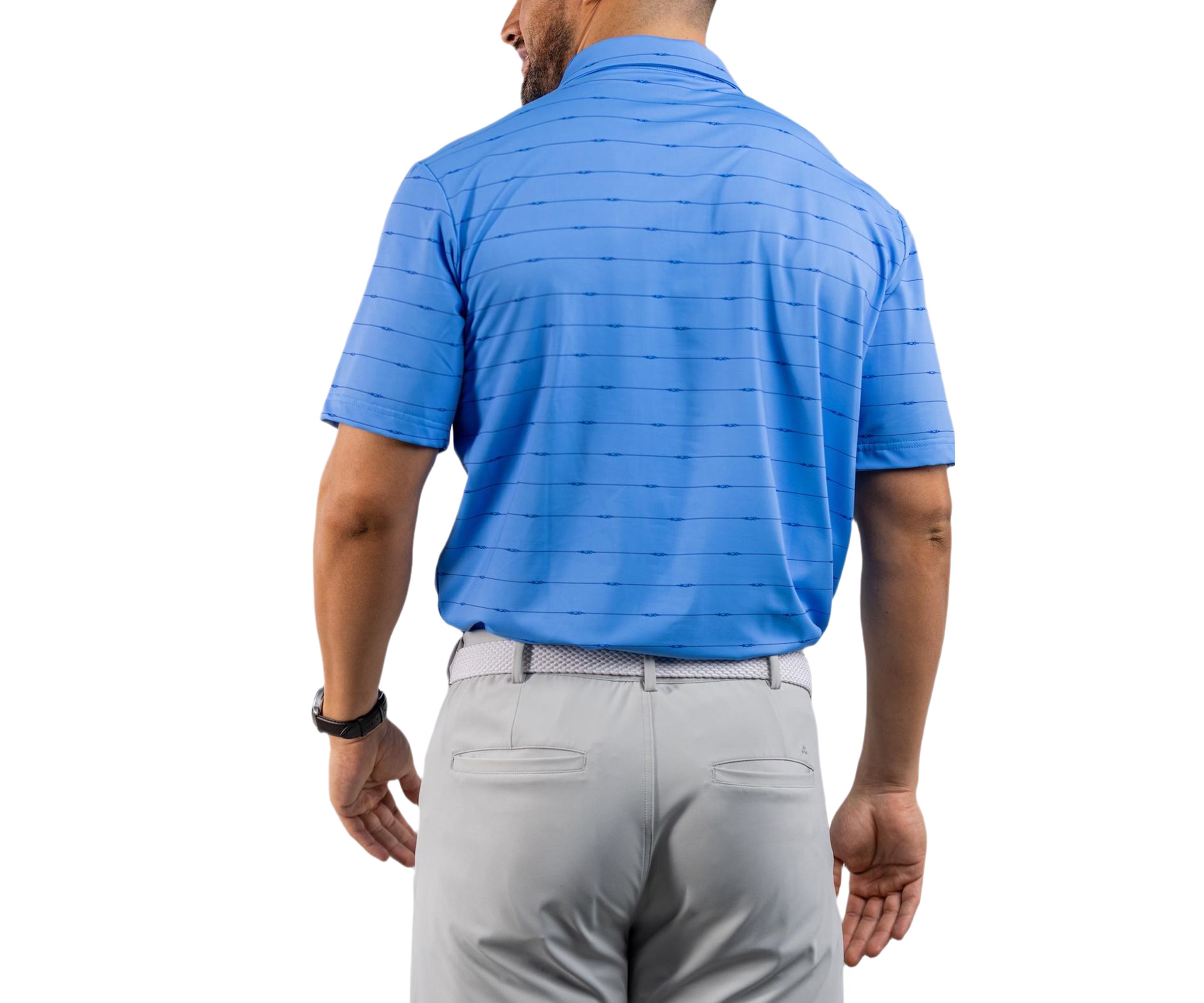 Mens Rigging Stripe Polo Shirt