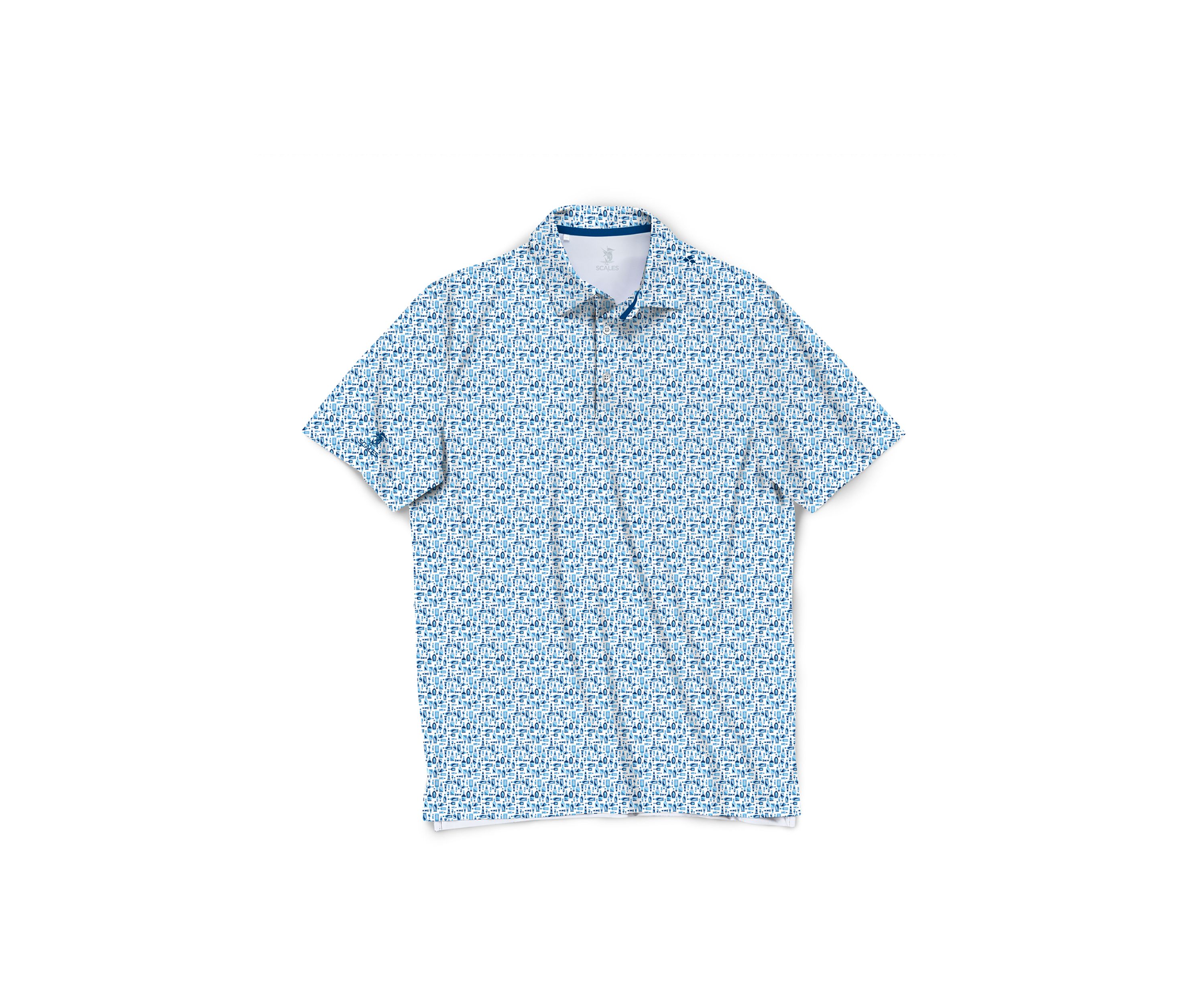 Mens Bottles Up Polo Shirt