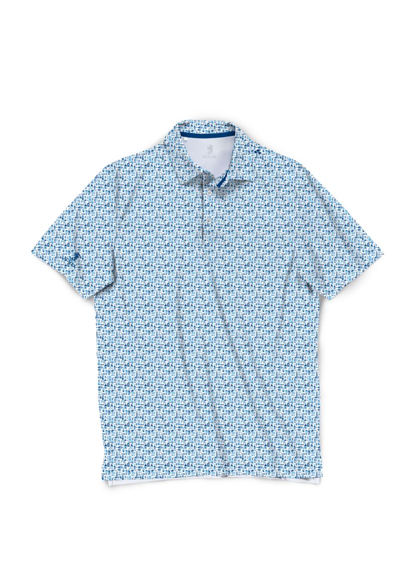 Mens Bottles Up Polo Shirt