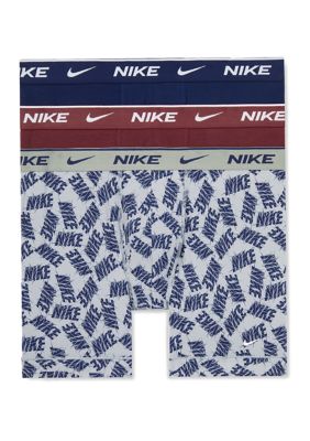 Nike Men's Dri-FIT Essential Cotton Stretch Boxer Briefs - 3 Pack, 2XL