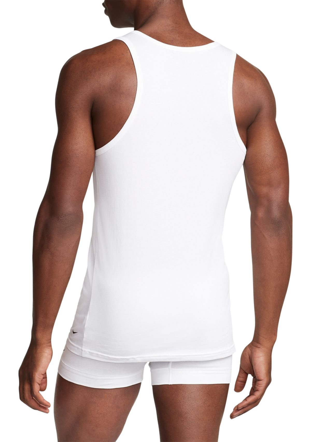 Dri-Fit Essential Cotton Stretch Tank Top Undershirts - 2 Pack