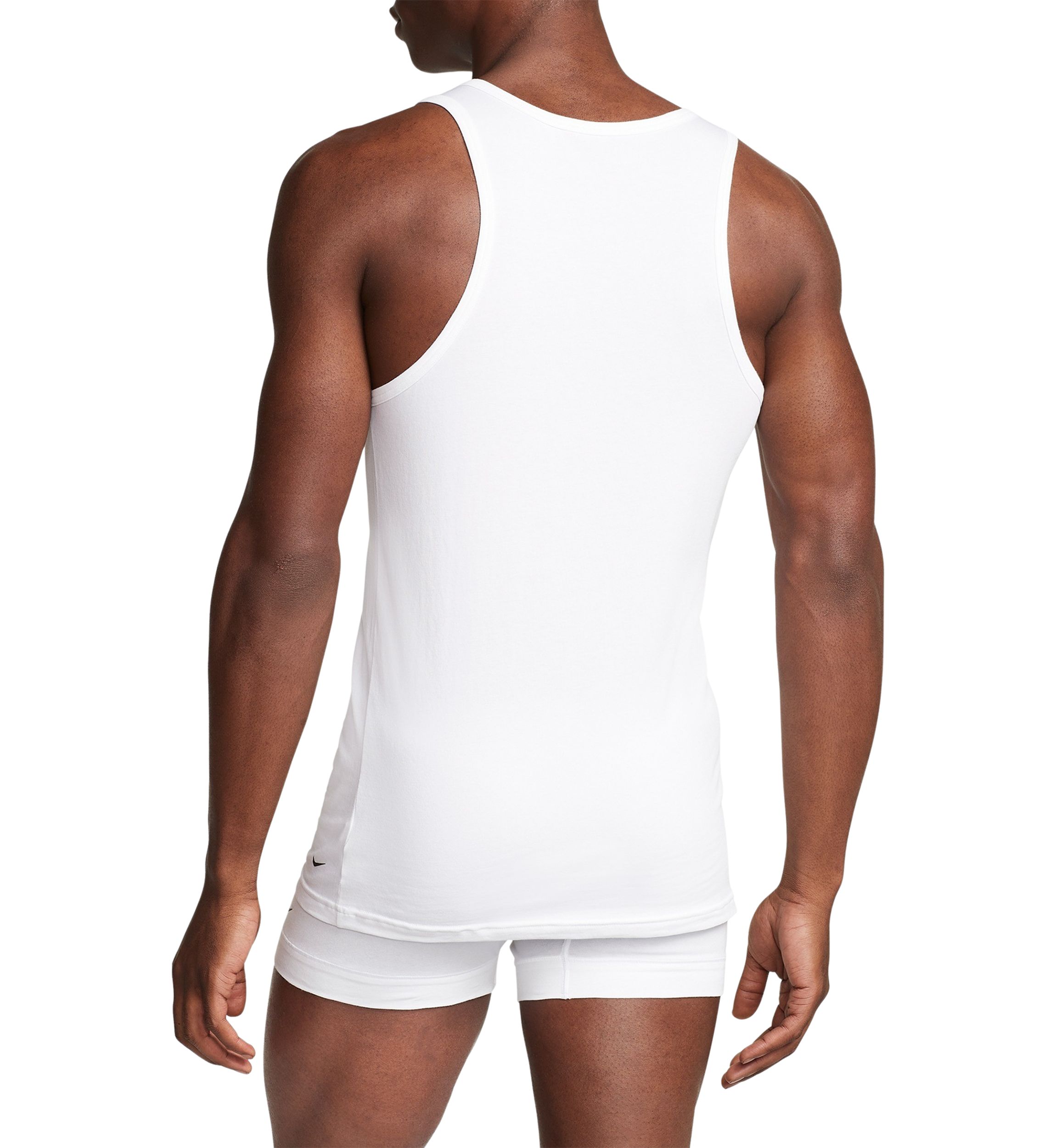 Dri-Fit Essential Cotton Stretch Tank Top Undershirts - 2 Pack