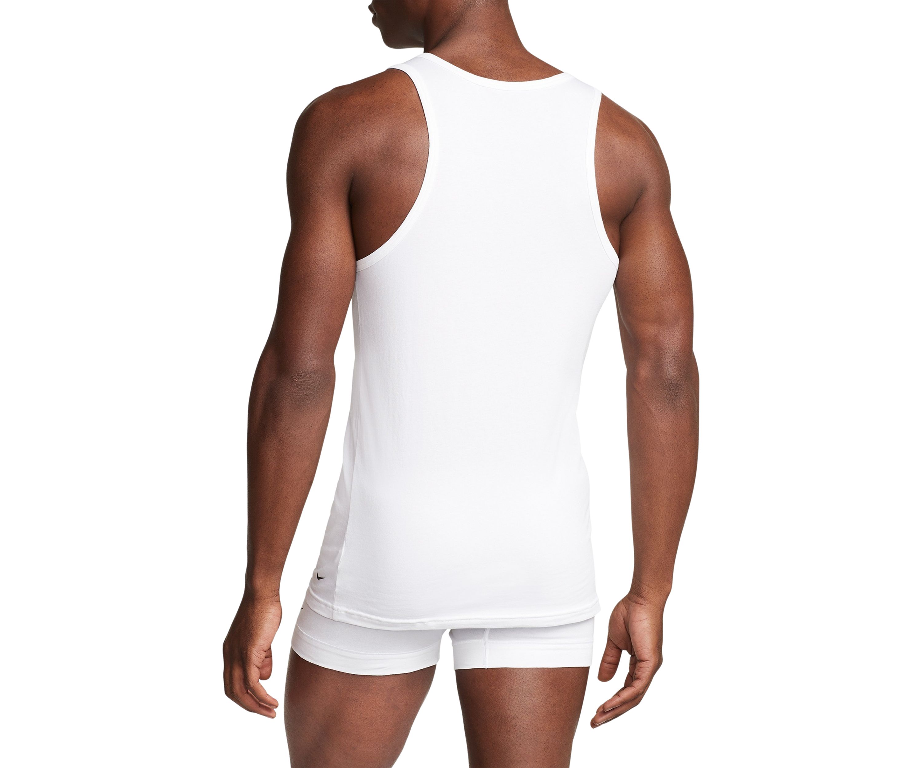 Dri-Fit Essential Cotton Stretch Tank Top Undershirts - 2 Pack