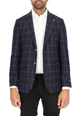 Men's Trench Coats Double Breasted Belted Trench Coat